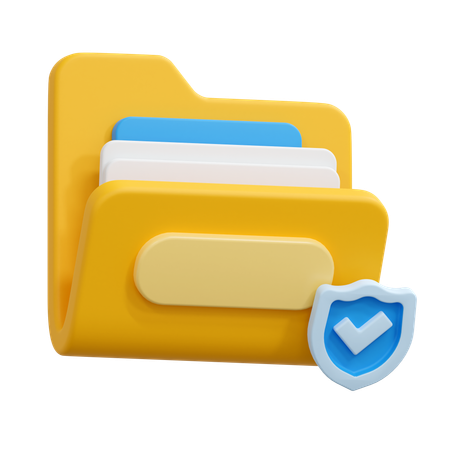 보안폴더  3D Icon