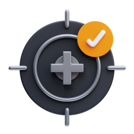 집중하다  3D Icon