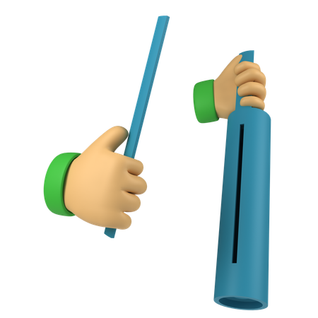 딸깍거리는 소리  3D Icon
