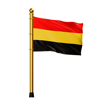 ベルギーの国旗  3D Icon