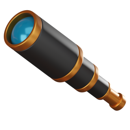 望遠鏡  3D Icon