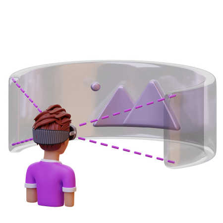 시야  3D Icon