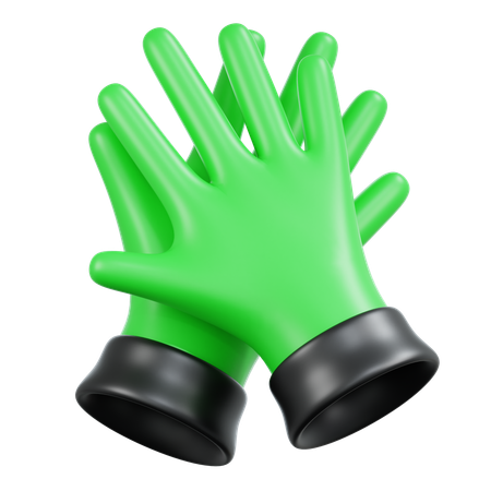 정원 장갑  3D Icon