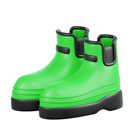정원 부츠  3D Icon