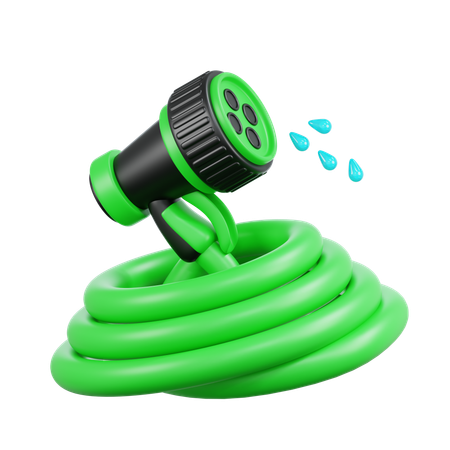 庭のホース  3D Icon