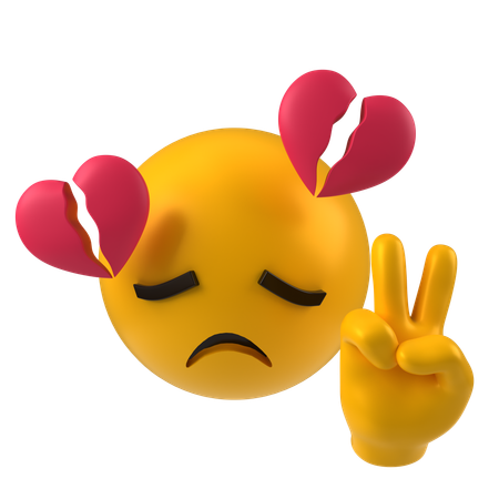 失恋  3D Icon