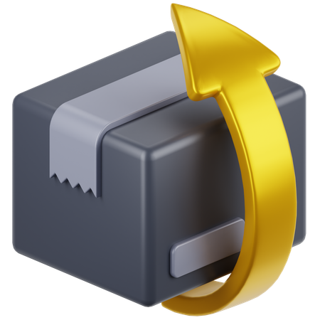 반품 패키지  3D Icon