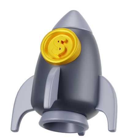 로켓머니  3D Icon