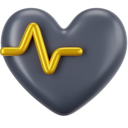 심장 박동  3D Icon