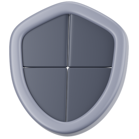 방패  3D Icon