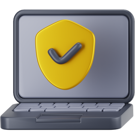 노트북 쉴드  3D Icon