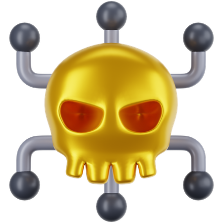 해커  3D Icon