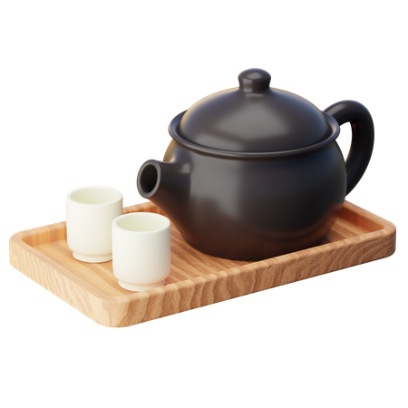 일본 다도  3D Icon