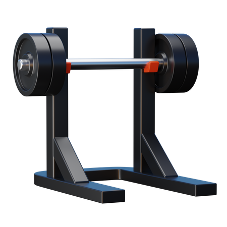 バーベルパワーラック  3D Icon