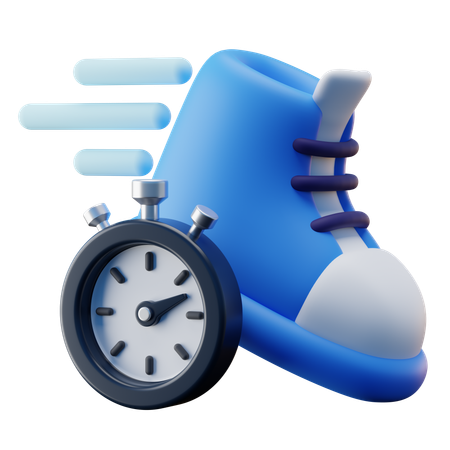 インターバルラン  3D Icon