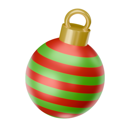 クリスマスの飾り  3D Icon