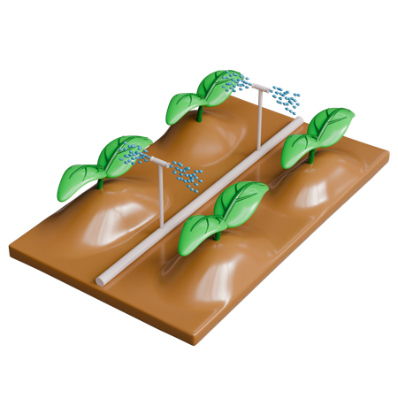 灌漑  3D Icon
