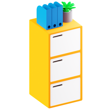 戸棚オフィス  3D Icon