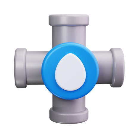 灌漑パイプ  3D Icon