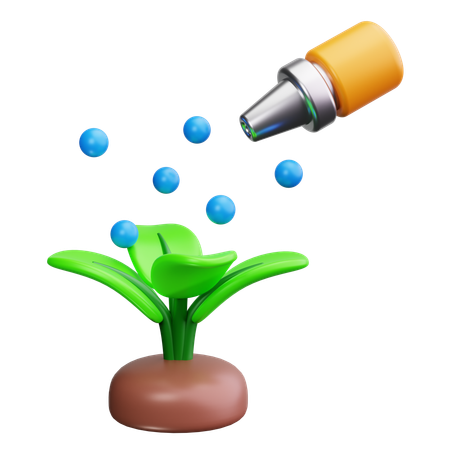 庭のホース  3D Icon