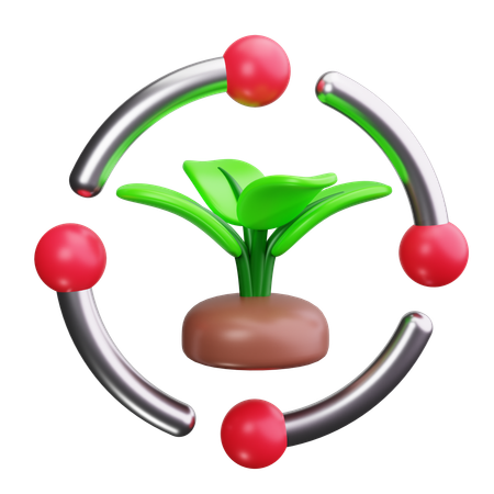 農学 3D Icon