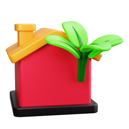 温室  3D Icon