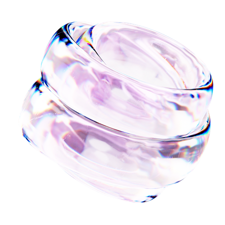 抽象的なトーラス  3D Icon