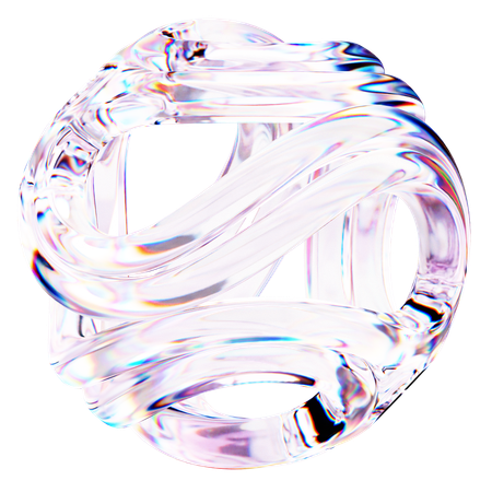 抽象的なトーラス  3D Icon