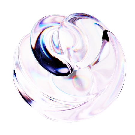 抽象的なトーラス  3D Icon