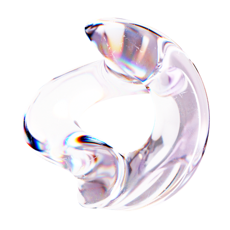 抽象的なトーラス  3D Icon