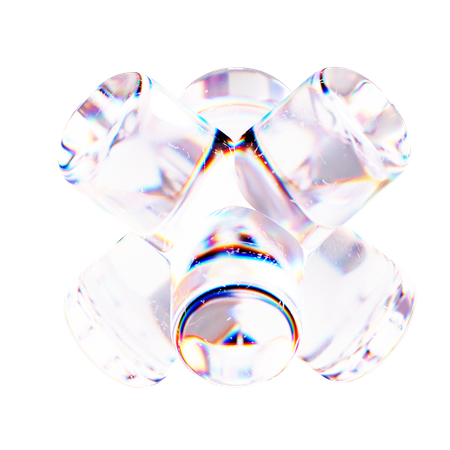 抽象的な形  3D Icon