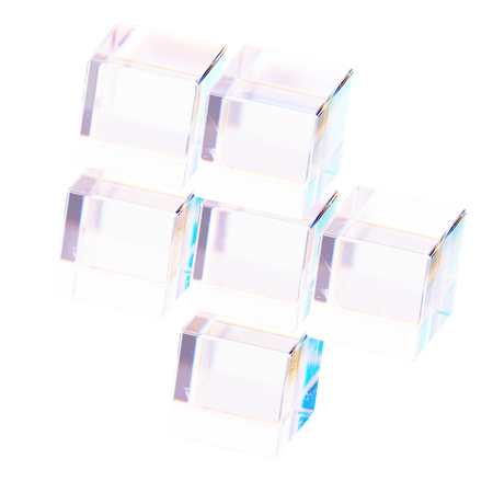 キューブ抽象  3D Icon