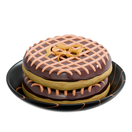 오코노미야키  3D Icon