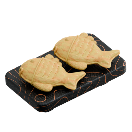 붕어빵  3D Icon