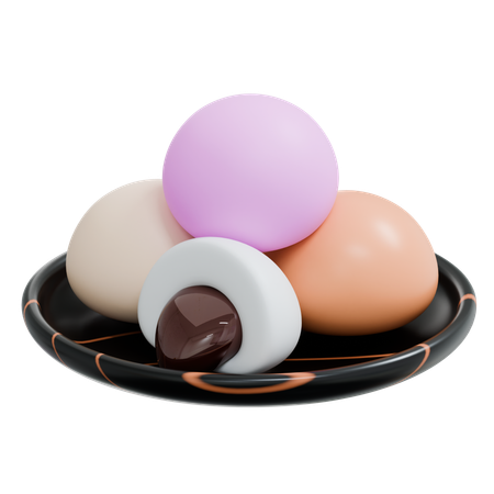 떡  3D Icon