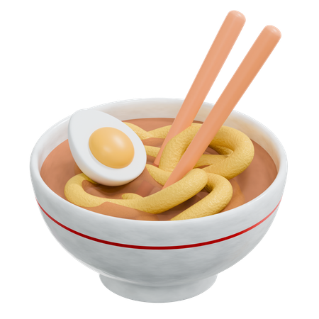 우동  3D Icon