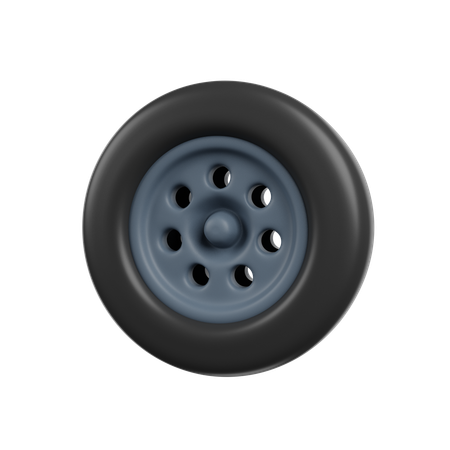 車の車輪  3D Icon