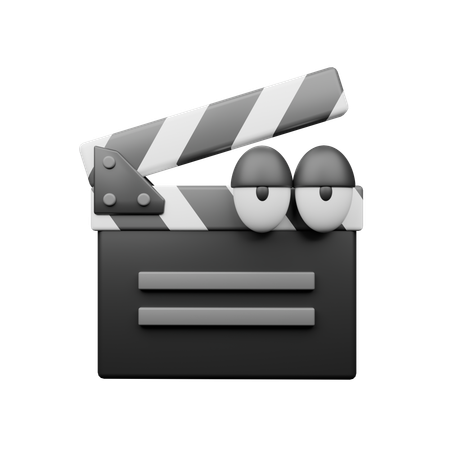 カチンコ  3D Icon