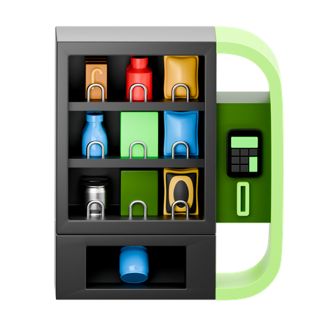自動販売機  3D Icon