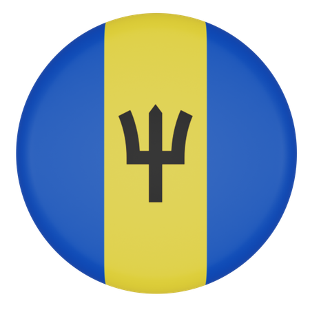 바베이도스  3D Icon
