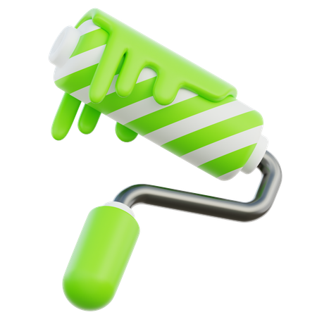 페인트 롤러  3D Icon