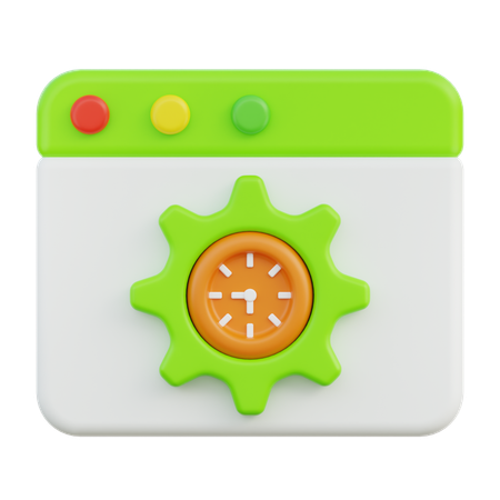 유지  3D Icon