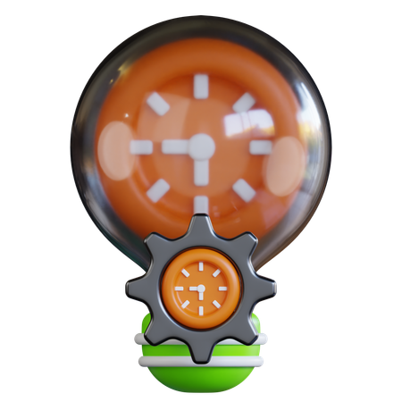 아이디어  3D Icon