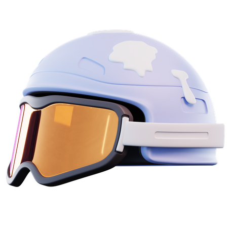 冬用ヘルメット  3D Icon