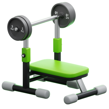 ベンチプレス  3D Icon