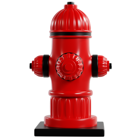 明るい消火栓  3D Icon