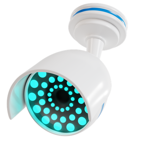 감시 카메라 시스템  3D Icon