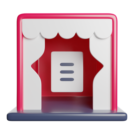 엔터테인먼트 무대 3D Icon