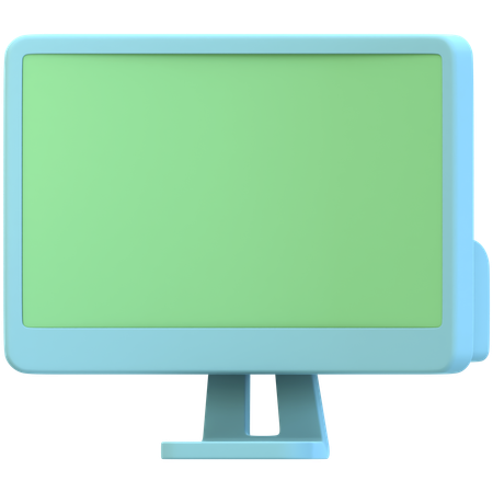 コンピューターの画面  3D Icon