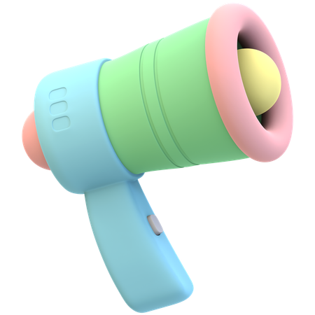 メガホン  3D Icon